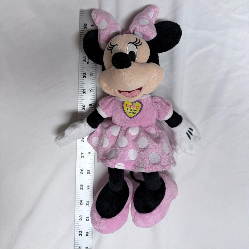 Disney Mickey, Minnie, and Pluto Plush Toy Trio - Picture 4 of 12